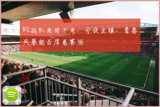 WE战队老将不老，兮夜坐镇，青春风暴能否席卷赛场